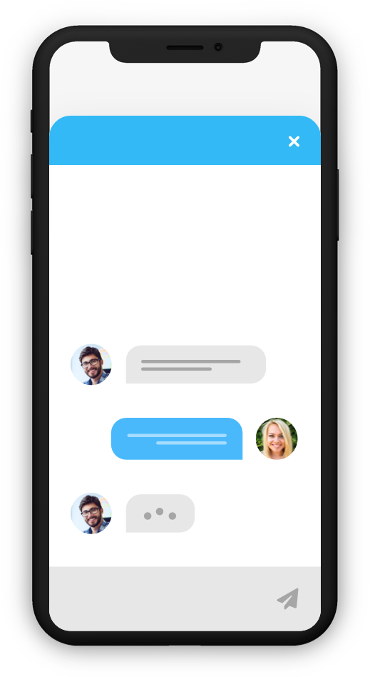 Chat widget on mobile