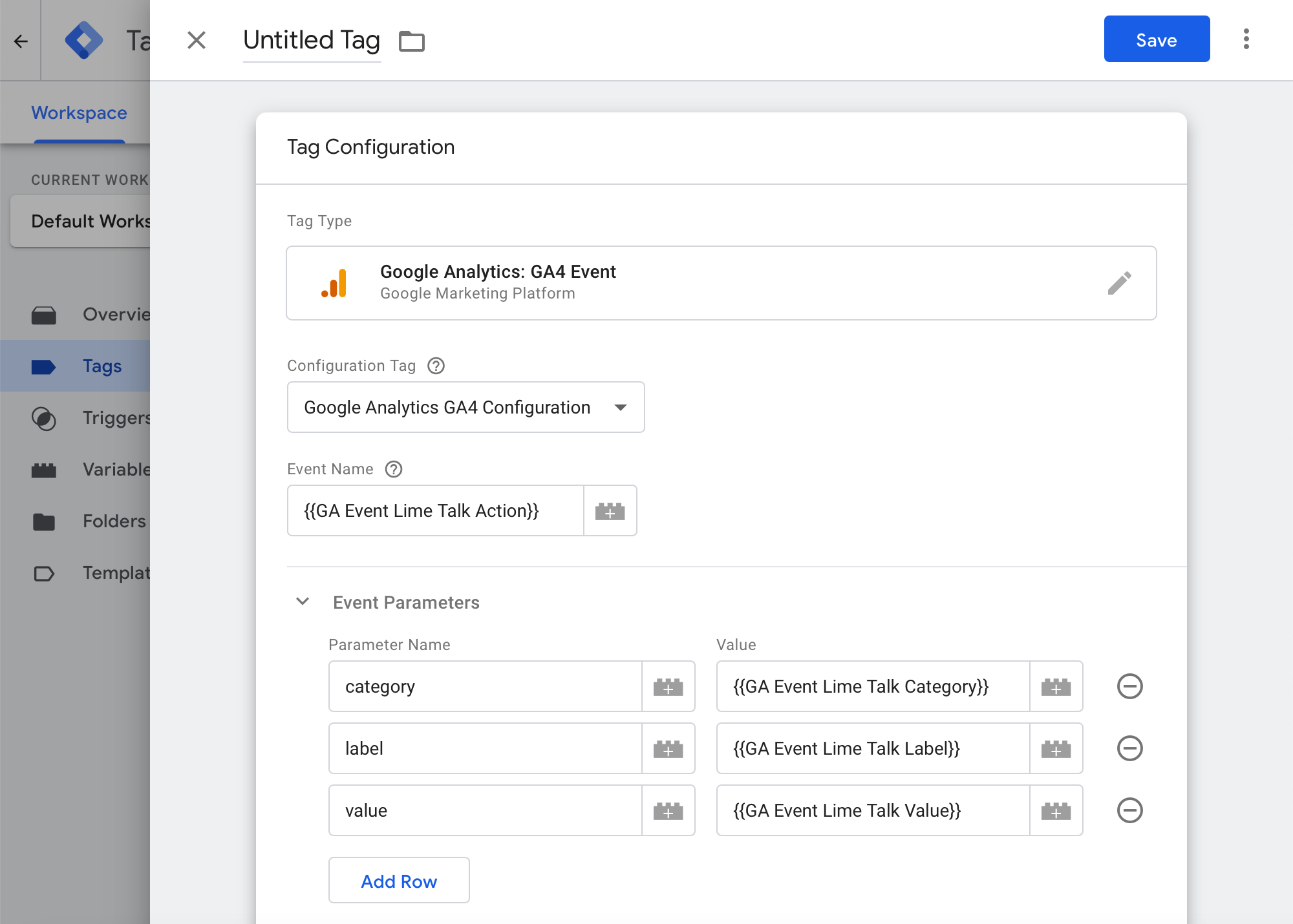 Tracking events on Google Analytics 4 via Google Tag Manager